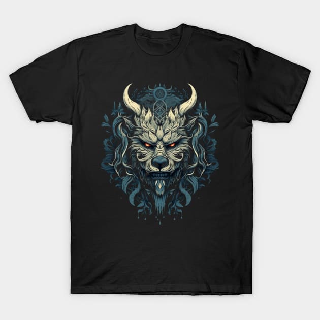 ruined cosmic lion T-Shirt by MetamorphoseHob